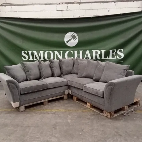 DURY FABRIC CORNER GROUP SCATTER BACK SOFA