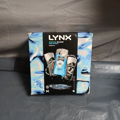 LYNX AFRICA BLACK ICE CHILL BODY WASH GIFT SET 