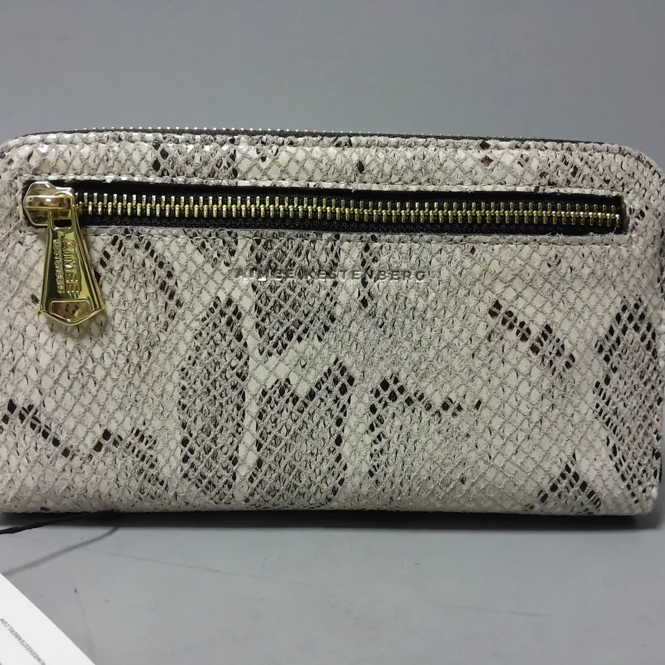AIMEE KESTENBERG JESSE MINI PURSE IN TAUPE SNAKE