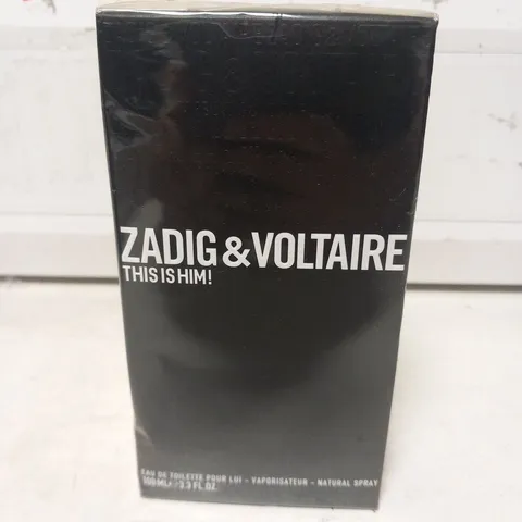 BOXED AND SEALED ZADIG AND VOLTAIRE THIS IS HIM! EAU DE TOILETTE 100ML