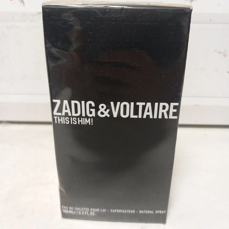 BOXED AND SEALED ZADIG AND VOLTAIRE THIS IS HIM! EAU DE TOILETTE 100ML