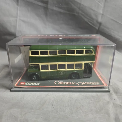 CORGI ORIGINAL OMNIBUS MCW ORION (BMMO) CHESTERFIELD TRANSPORT DIE-CAST BUS – DISPLAY CASE
