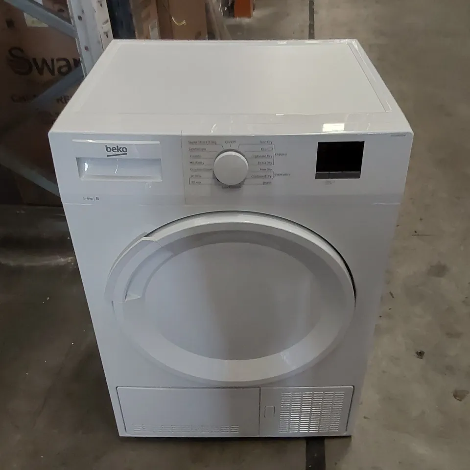 BEKO DTLCE80051W FREESTANDING CONDENSER TUMBLE DRYER WHITE