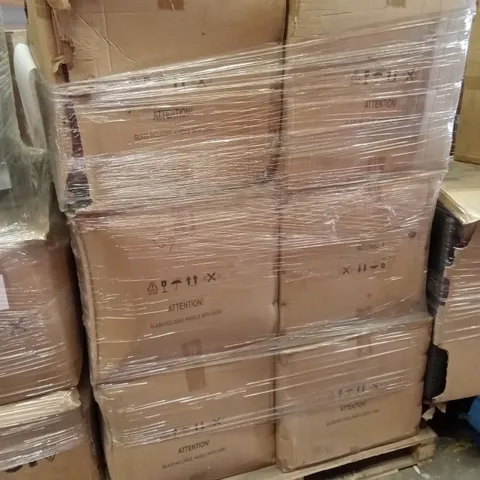 PALLET OF ASSORTED INCOMPLETE RATTAN OUTDOOR FURNITURE SETS, PARTS ONLY
