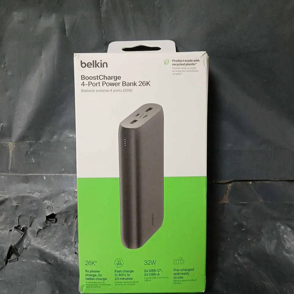 BELKIN BOOSTCHARGE 26,000MAH POWERBANK