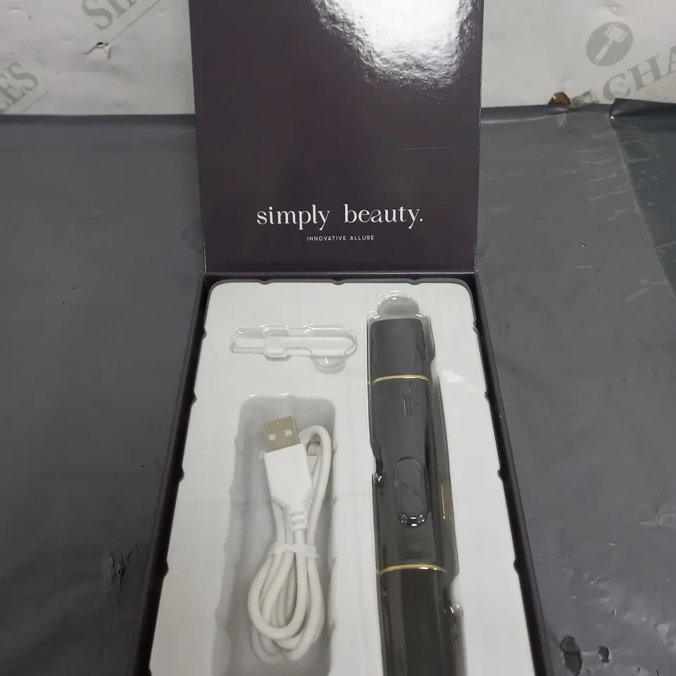 BOXED SIMPLY BEAUTY 2-IN-1 SUPER SMOOTH FACE & BROWS HAIR REMOVER IN BLACK