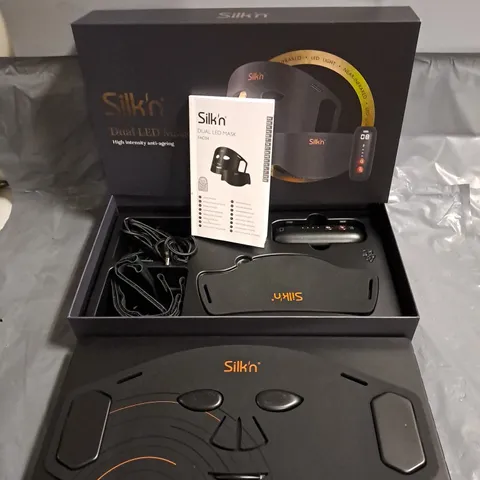 BOXED SILK'N DUAL LED FACE MASK HIGH INTENSITY ANTI-AGEING