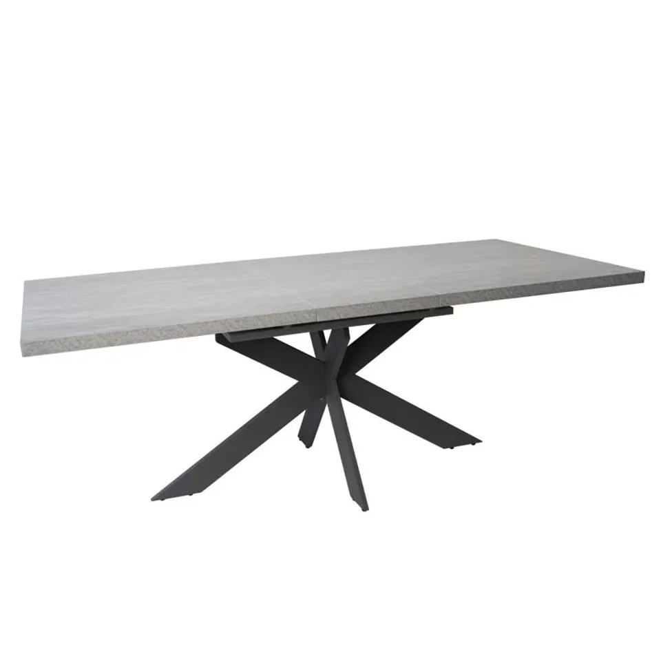 BOXED BOLANGER RECTANGULAR 200cm L x 90cm W DINING TABLE (2 BOXES)