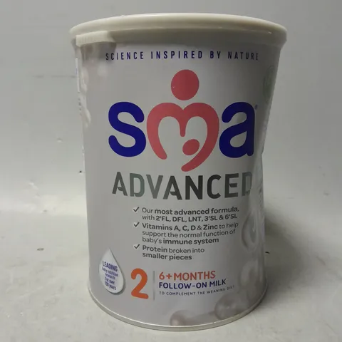 SMA ADVANCED 2 FOLLOW ON BABY MILK FORMULA 6 MONTHS 800G