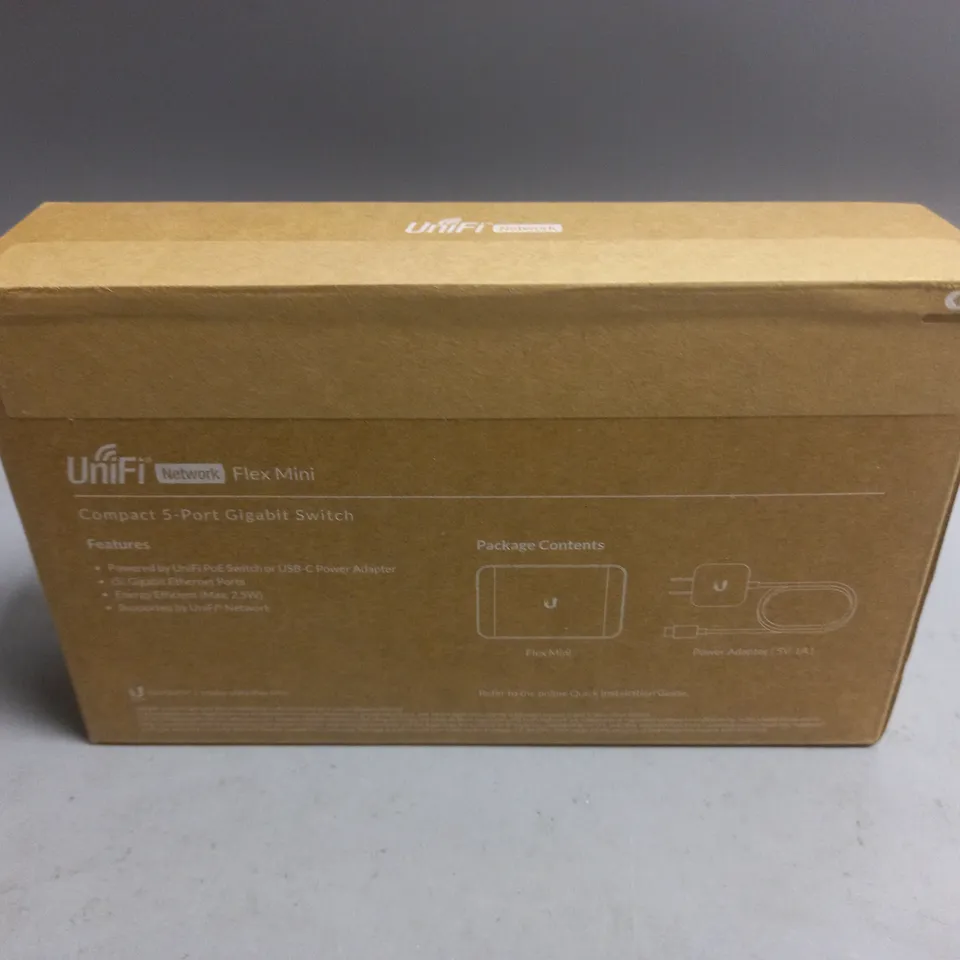 SEALED UNIFI NETWORK FLEX MINI COMPACT 5-PORT GIGABIT SWITCH