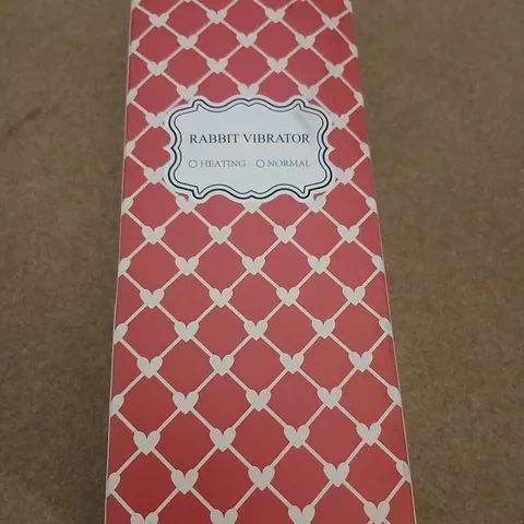 RABBIT VIBRATOR – RED PATTERNED BOX, SEALED PACKAGING