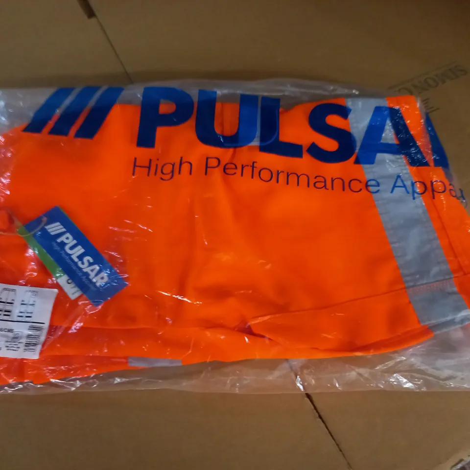 BAGGED PULSAR BRIGHT ORANGE TROUSERS - 36" REG LEG