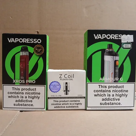 APPROXIAMTELY 15 ASSORTED VAPING PRODUCTS TO INCLUDE VAPORESSO, INNOKIN, ETC - COLLECTION ONLY