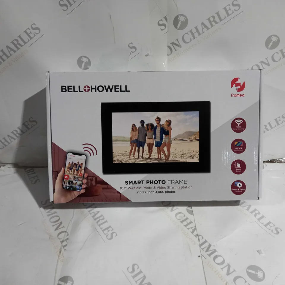 BOXED BELL & HOWELL SMART PHOTO FRAME 10.1-INCH IN BLACK BHDPF101