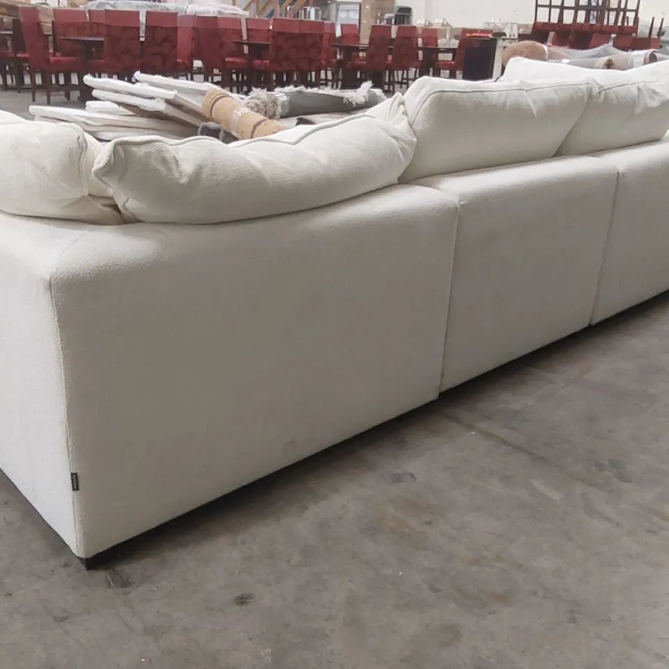 QUALITY DESIGNER MODSOFA FABRIC UPHOLSTERED CORNER SOFA