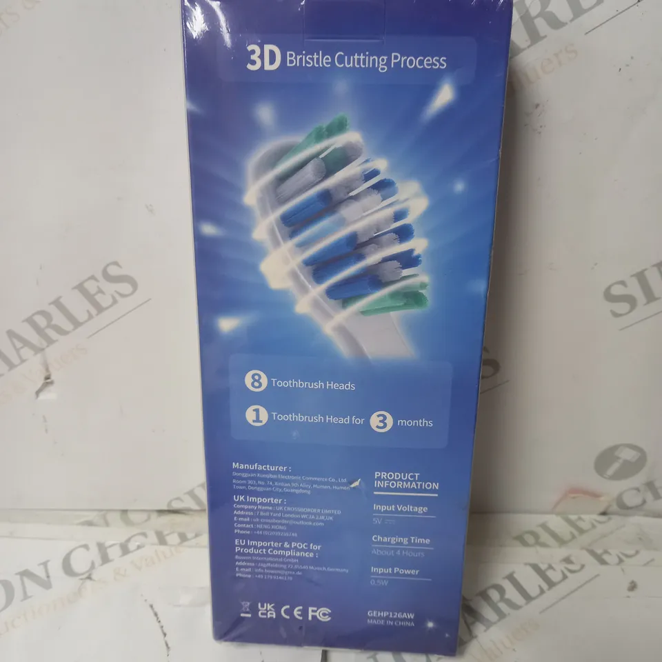ELECTRIC TOOTHBRUSH 3D BRISTLE CUTTING ACTION