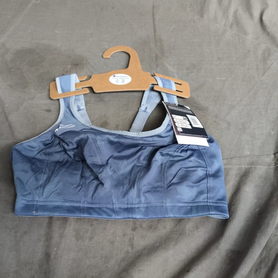 CHAMPION SHOCK ABSORBER SPORTS BRA – WOMEN'S, UK 34E (US 34DD) BLUE