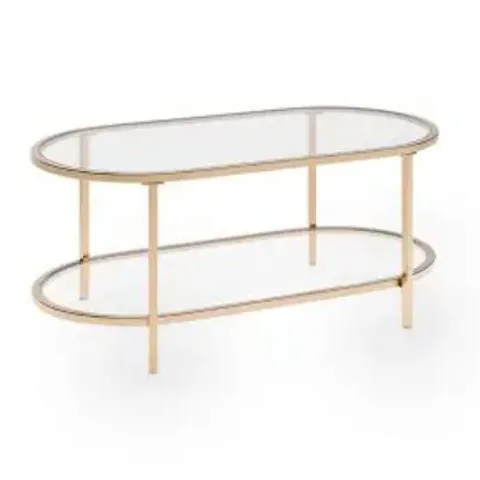 BOXED SOFIA COFFEE TABLE - GOLD (1 BOX)