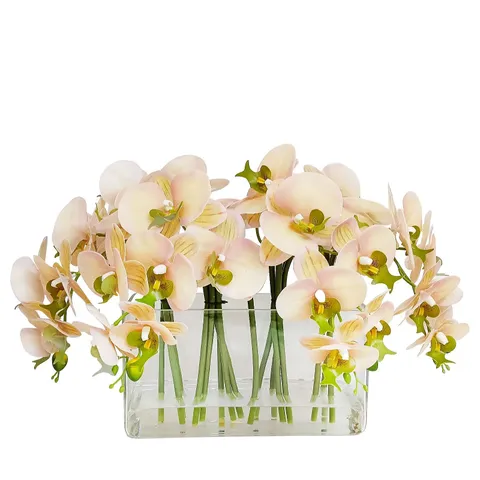 OUTLET HOME STORIES MULTI-STEM FAUX FLORAL ARRANGEMENT - ORCHID BRIGHT