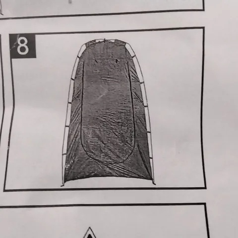 BOXED BLACK PRIVACY TENT