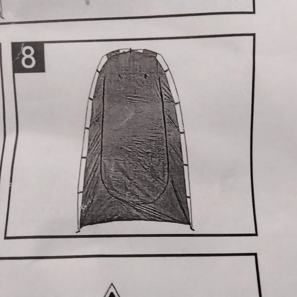 BOXED BLACK PRIVACY TENT