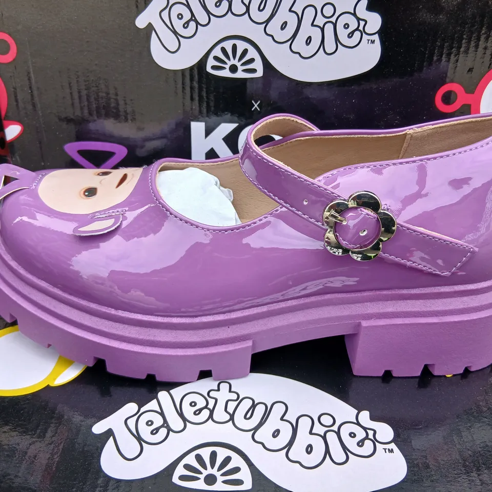 KOI X TELETUBBIES TINKY WINKY KIDDZ MARY JANES – PURPLE, UK 13 KIDS' SHOES