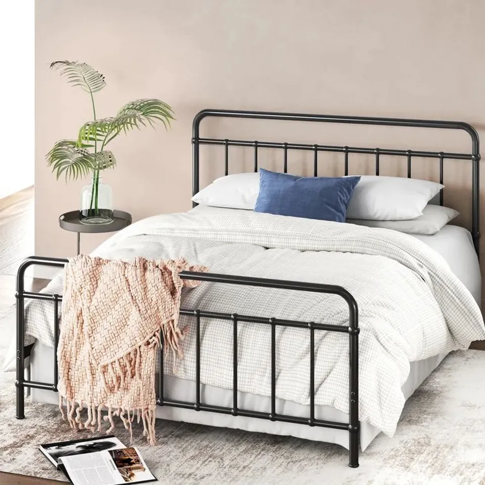 BOXED FARNHAM FARMHOUSE METAL BED FRAME (1 BOX)