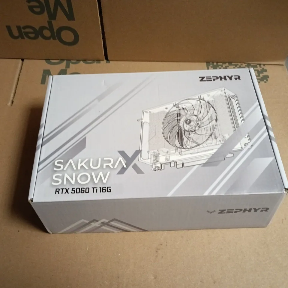 SAKURA SNOW RTX 5060 TI 16GB GRAPHICS CARD – ZEPHYR