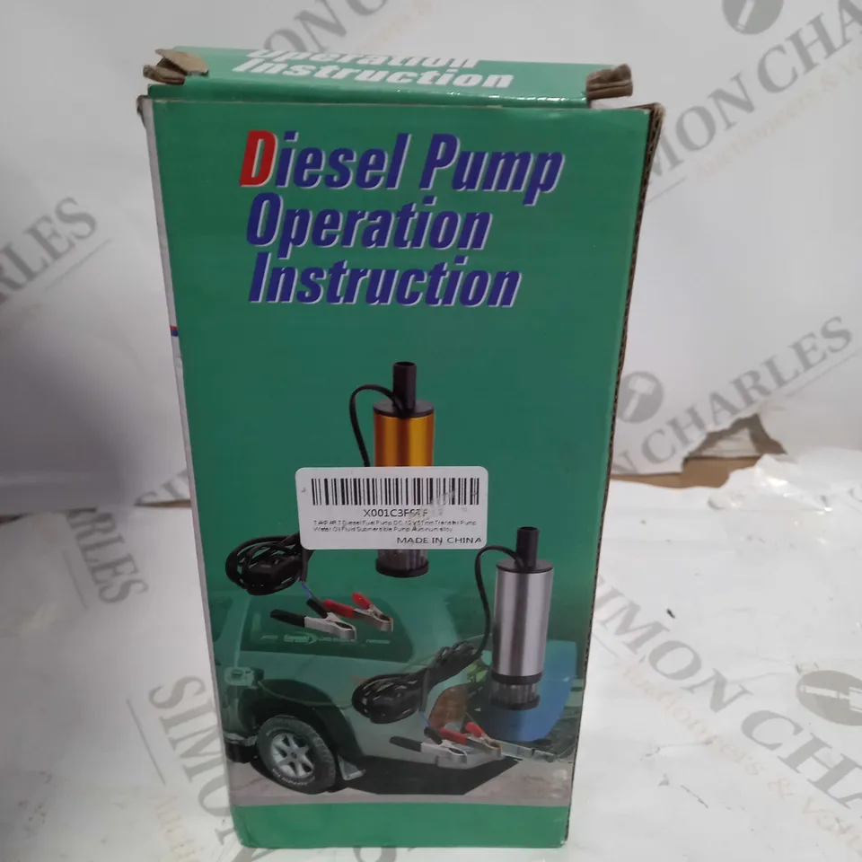 DIESEL PUMP OPERATION 