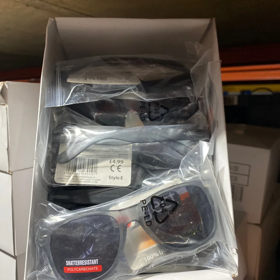 6 BOXES OF 12 BRAND NEW PAIRS OF SUNGLASSES