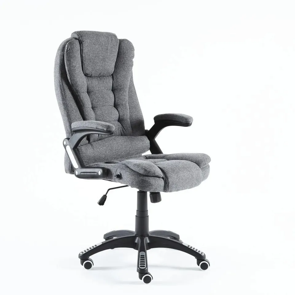 BOXED NEO BLACK OFFICE CHAIR WITH MASSAGE FUNCTION (1 BOX)