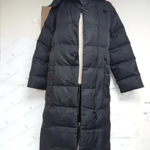 ALLSAINTS ALLANA PUFFER COAT IN BLACK - SIZE 12