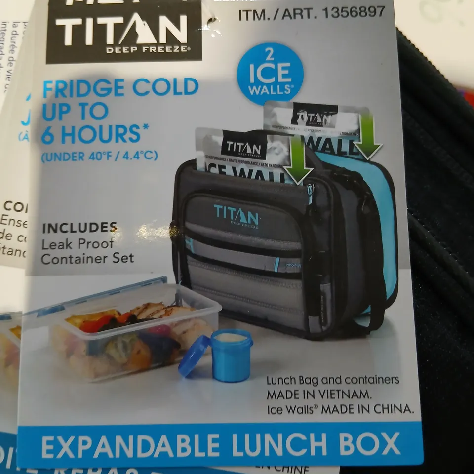 TITAN DEEP FREEZE EXPANDABLE LUNCH BOX – LEAK-PROOF CONTAINER SET