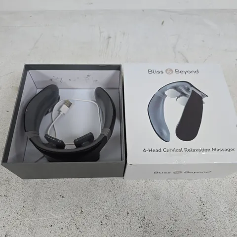 BOXED BLISS & BEYOND 4-HEAD CERVICAL RELAXATION MASSAGER