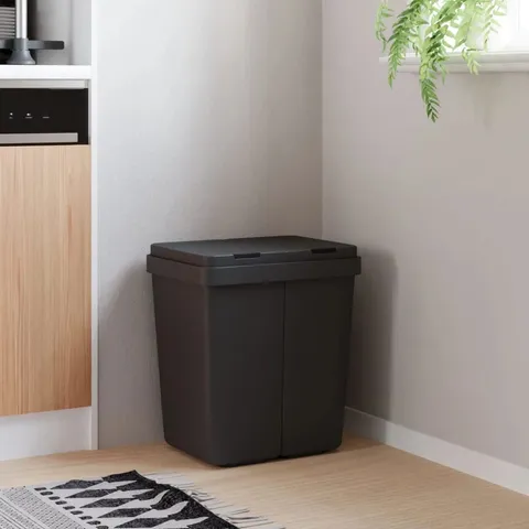 BOXED MARIKA PLASTIC TOUCH TOP KITCHEN TRASH CAN - 25L