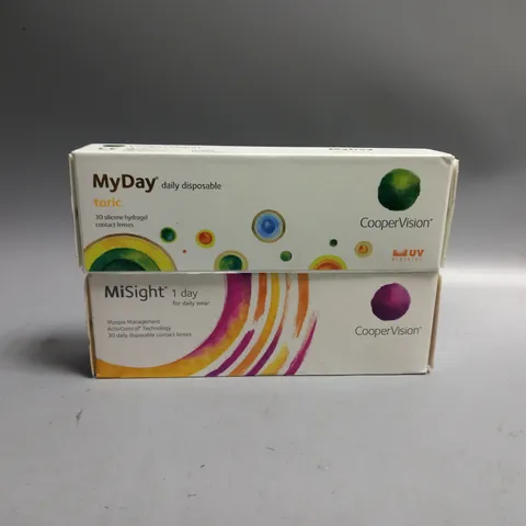 APPROXIMATELY 15 ASSORTED COOPER VISION 30PCS DISPOSABLE CONTACT LENS