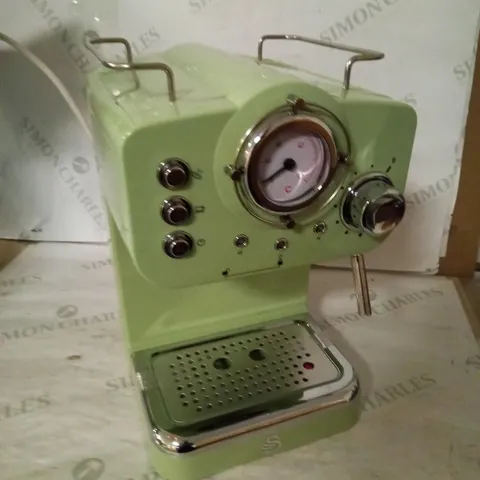 SWAN SK22110GN, RETRO PUMP ESPRESSO COFFEE MACHINE