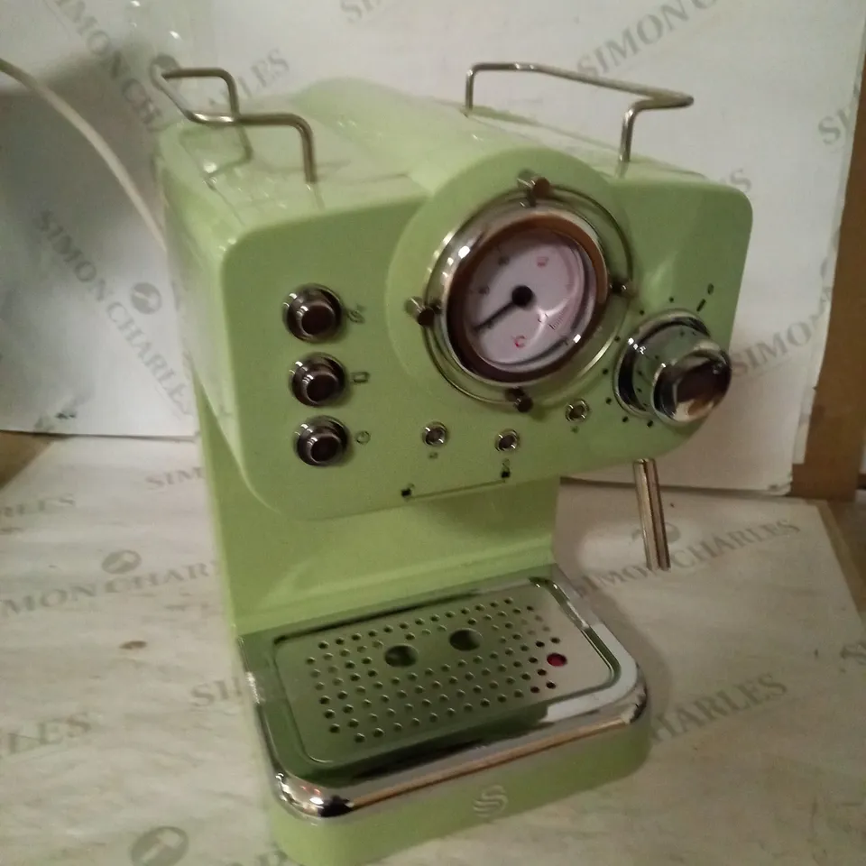 SWAN SK22110GN, RETRO PUMP ESPRESSO COFFEE MACHINE