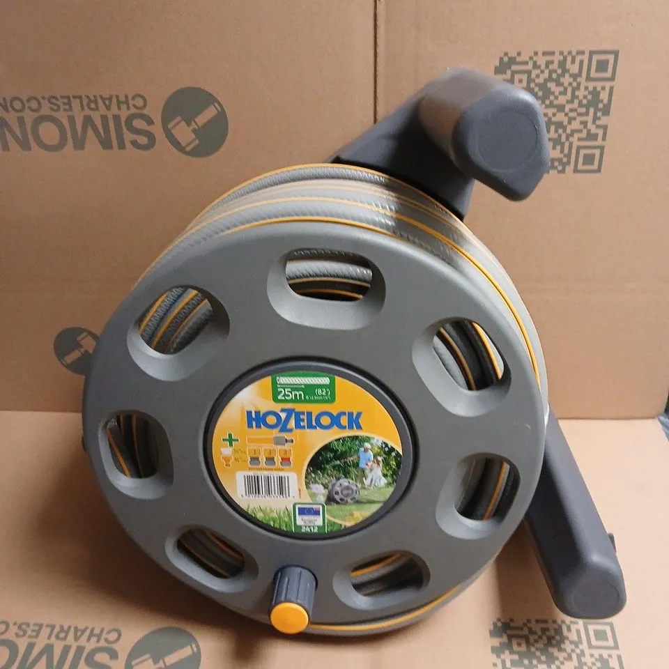 HOZELOCK 25M HOSE REEL - GARDEN HOSE REEL