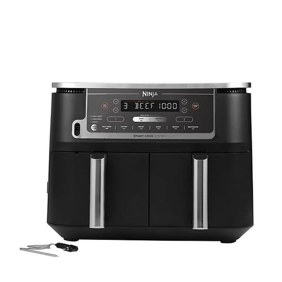 NINJA FOODI MAX DUAL ZONE 9.5L AIR FRYER WITH SMART COOK SYSTEM AF451UK - COLLECTION ONLY RRP £269