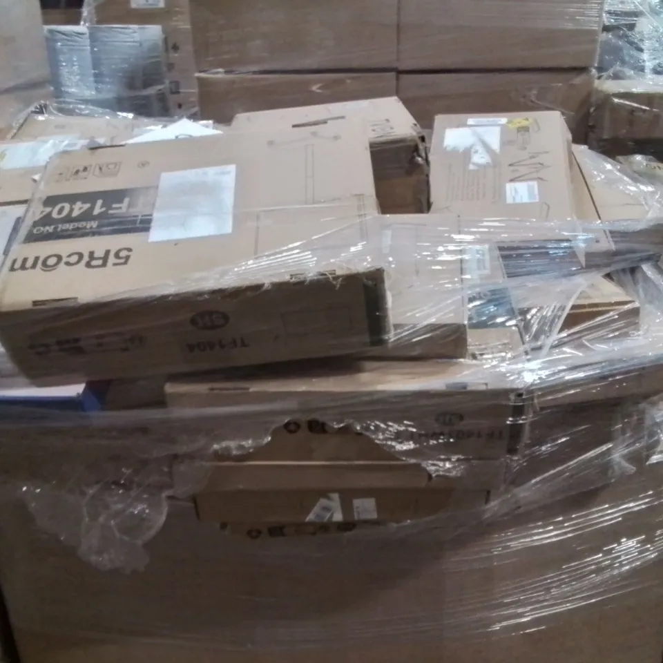 PALLET CONTAINING LARGE QUANTITY OF TV BRACKETS 