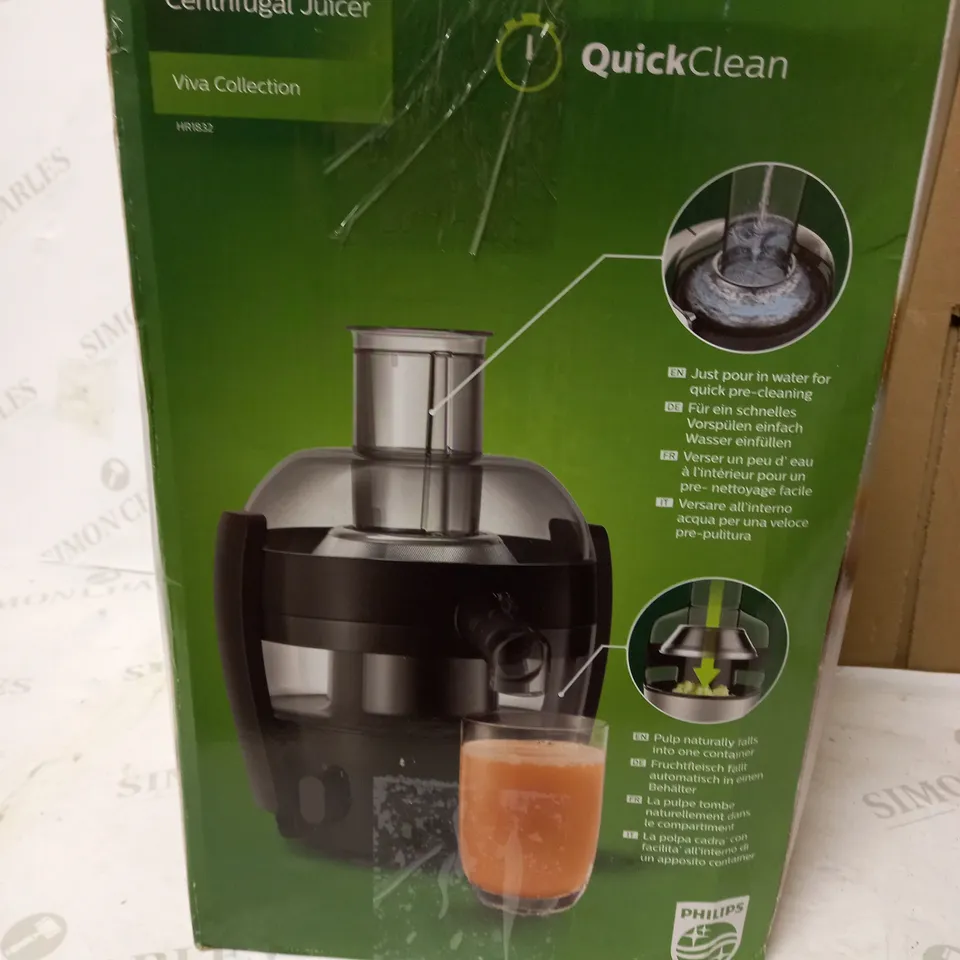 PHILIPS HR1832/01 VIVA COLLECTION COMPACT JUICER