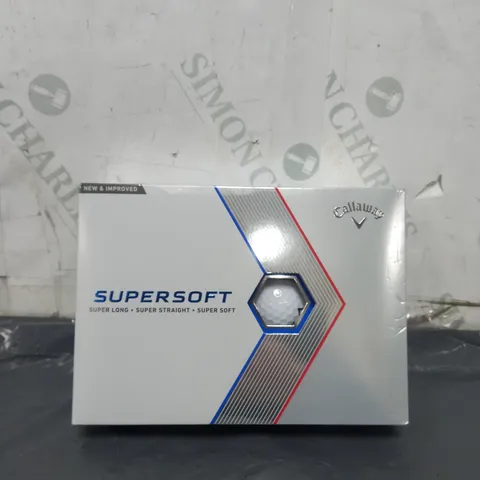 CALLAWAY SUPERSOFT GOLF BALLS 2023 MODEL - WHITE