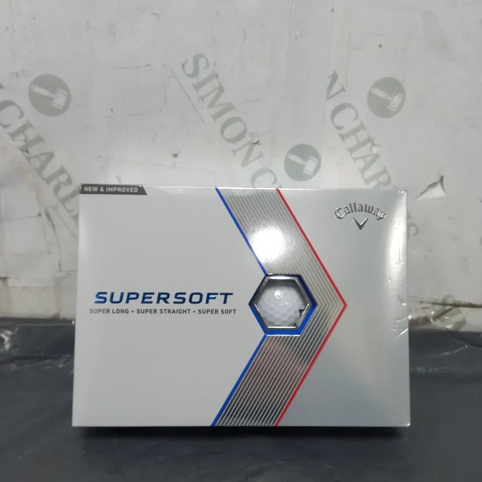 CALLAWAY SUPERSOFT GOLF BALLS 2023 MODEL - WHITE