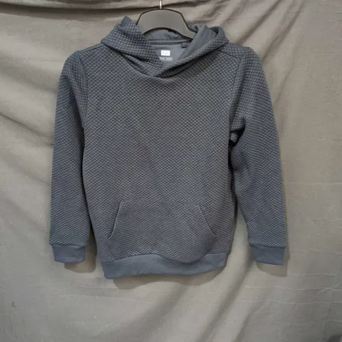 UK 11-12Y F&F KIDS' QUILTED HOODIE – NAVY
