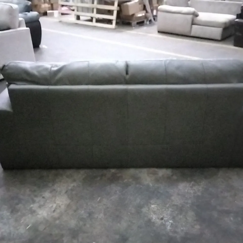 QUALITY DESIGNER FAUX LEATHER 2 SEATER SOFA