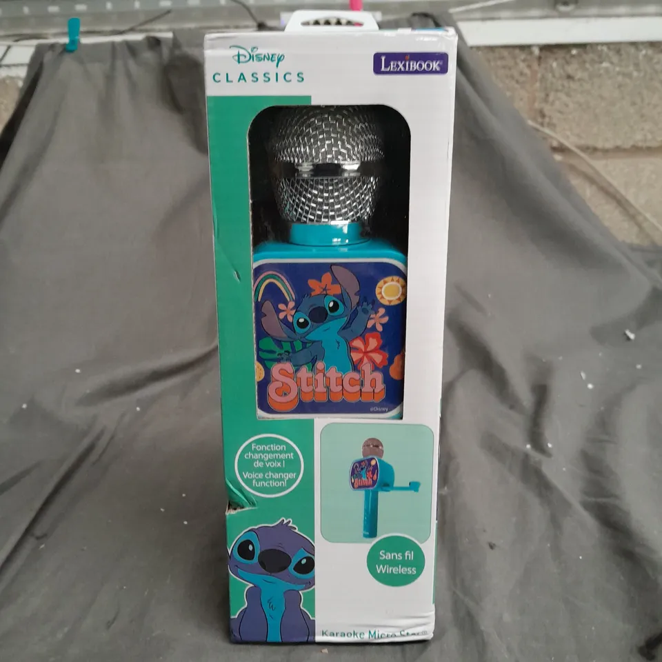 DISNEY STITCH KARAOKE MICRO STAR 