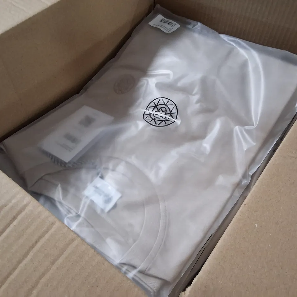 BOX CONTAINING APPROXIMATELY 10 BRASS MONKEY MEN'S T-SHIRT – CLAY, SIZE M (UK) WITH TAG