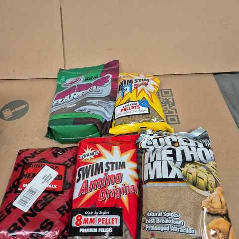 DYNAMITE SWIM STIM AMINO ORIGINAL PELLETS – FISHING BAIT PELLETS (SET OF 5 BAGS)