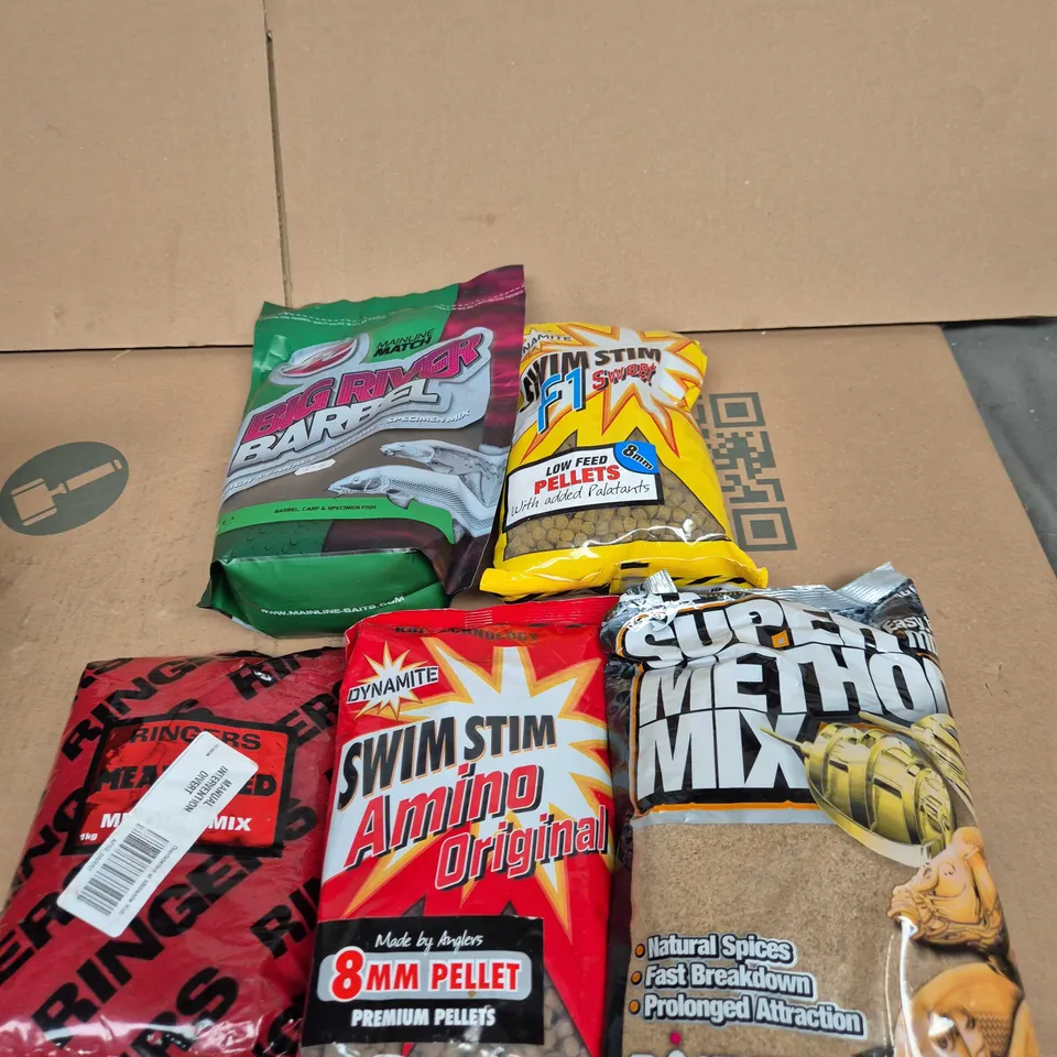 DYNAMITE SWIM STIM AMINO ORIGINAL PELLETS – FISHING BAIT PELLETS (SET OF 5 BAGS)